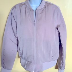 Classic lulu purple/rose bomber jacket.